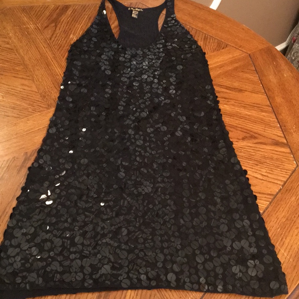BodyCon Racerback Sequins Dress L - Picture 3 of 7